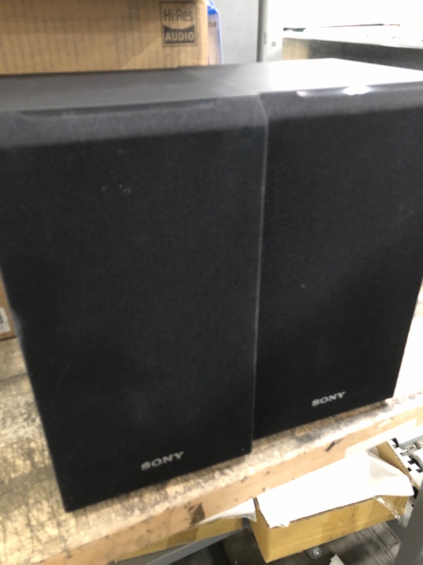 Photo 2 of Sony SSCS5 3-Way 3-Driver Bookshelf Speaker System (Pair) - Black