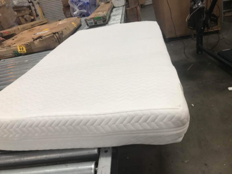 Photo 4 of **USED-NEEDS CLEANING**
2 X 28 WHITE CRIB MATTRESS