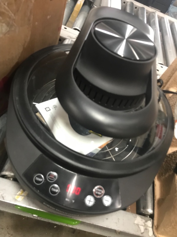 Photo 2 of Elite Gourmet EAF4700 Digital 5Qt Air Fryer, Sears, Bakes, Roasts, Top & Bottom Heating Oil-Less Healthy Cooker, Temp/Timer Settings, PFOA-Free, Includes Recipes **OPENED**
