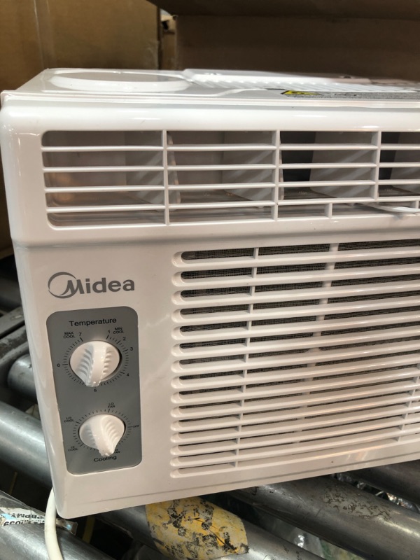 Photo 5 of Midea 5,000 BTU EasyCool Window Air Conditioner and Fan - Cool up to 150 Sq. Ft. with Easy to Use Mechanical Control and Reusable Filter
