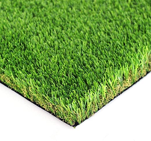 Photo 1 of 3' x 10' (30 Square Feet) Realistic Fake Grass Deluxe Turf Synthetic Turf Thick Lawn Pet Turf -Perfect for Indoor/Outdoor Landscape - Customized