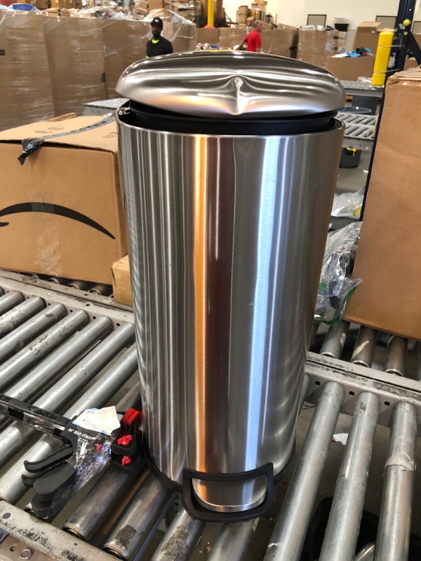 Photo 1 of 13 GAL STAINLESS STEEL TRASHCAN