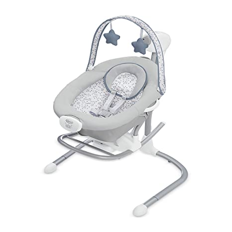 Photo 1 of (PARTS ONLY; MISSING MANUAL) Graco Soothe 'n Sway Baby Swing with Portable Rocker, Easton
