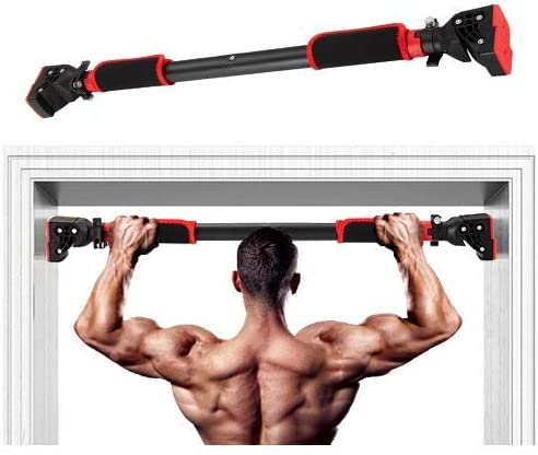 Photo 1 of (STOCK PIC INACCURATELY REFLECTS ACTUAL BAR) Pull Up Bar - Safe Locking Home Doorway Chin Up Bar