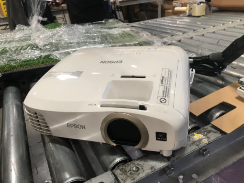 Photo 1 of **OPENED FOR PROOF OF IPARTS**
Epson Home Cinema 2250 3LCD Full HD 1080p Projector with Android TV, Streaming Projector, Home Theater Projector, 10W Speaker, Image Enhancement, Frame Interpolation, 70,000:1 contrast ratio, HDMI
