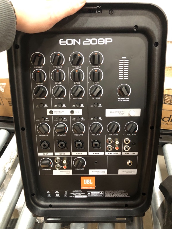 Photo 3 of JBL EON208P Packaged 2-Way PA with 8-Channel Mixer and Bluetooth