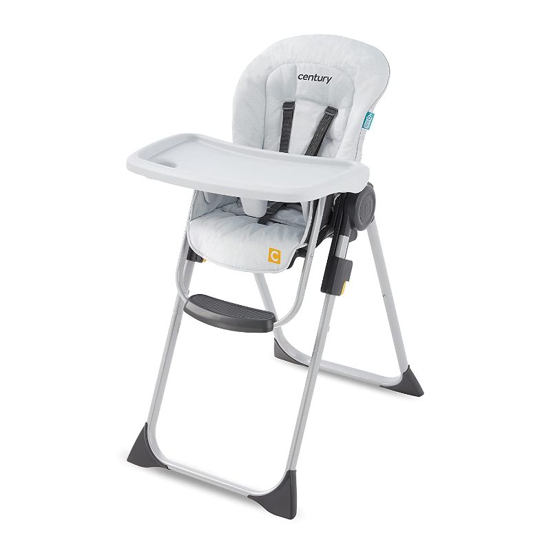 Photo 1 of **MISSING PARTS** Century Snack On Folding High Chair – Features Compact, Self-Standing Fold, Metro
