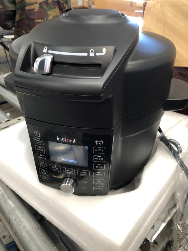 Photo 2 of **MINOR DAMAGE** Instant Pot® 6.5 Quart Electric Pressure Cooker + Air Fryer Single Lid