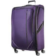 Photo 1 of American Tourister - 24" Expandable Spinner Suitcase - BLUE
