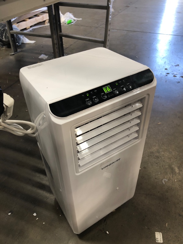 Photo 1 of VAGKRI Portable Air Conditioners 8000 BTU 3-in-1 AC Unit with Fan & Dehumidifier, Cools up to 250 sq. ft. ETL Protection with Side Handles & Casters, LED Display Full-Function, Remote Control, Timer
