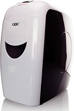 Photo 1 of NONFUNCTIONAL-GBC Paper Shredder, 7 Sheet Capacity, Super Cross-Cut, 1 User, Personal, style+ (1758581), White/Black
