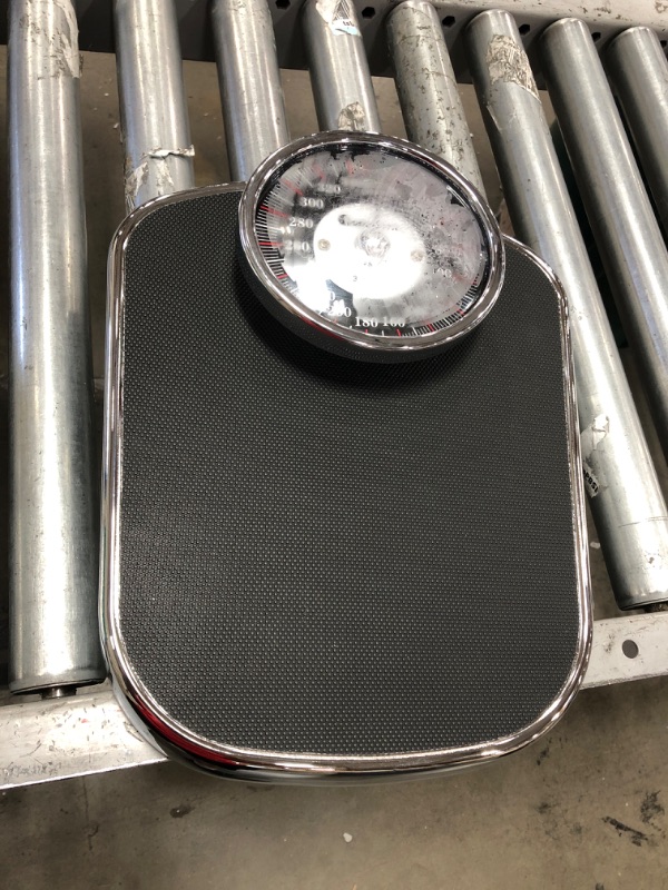 Photo 2 of (FRONT PANEL COSMETIC DAMAGES) Adamson A26 Scales for Body Weight - New 2022 - Up to 350 lb, Anti-Skid Rubber Surface, Extra Large Numbers - High Precision Bathroom Scale Analog - Durable with 20-Year Warranty
