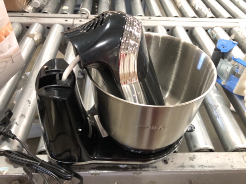 Photo 3 of (BROKEN STAND; MISSING ACCESSORIES) Dash Go DCSM250 2.5-Quart Stand Mixer - Black