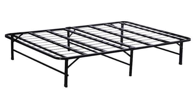 Photo 1 of (BROKEN FRAME; STOCK PIC INACCURATELY REFLECTS ACTUAL PIC) queen metal mattress platform bedframe