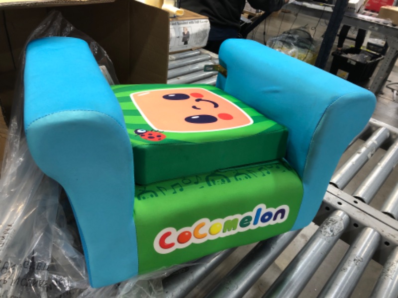 Photo 2 of (DIRTY) Delta Children Upholstered Chair, CoComelon