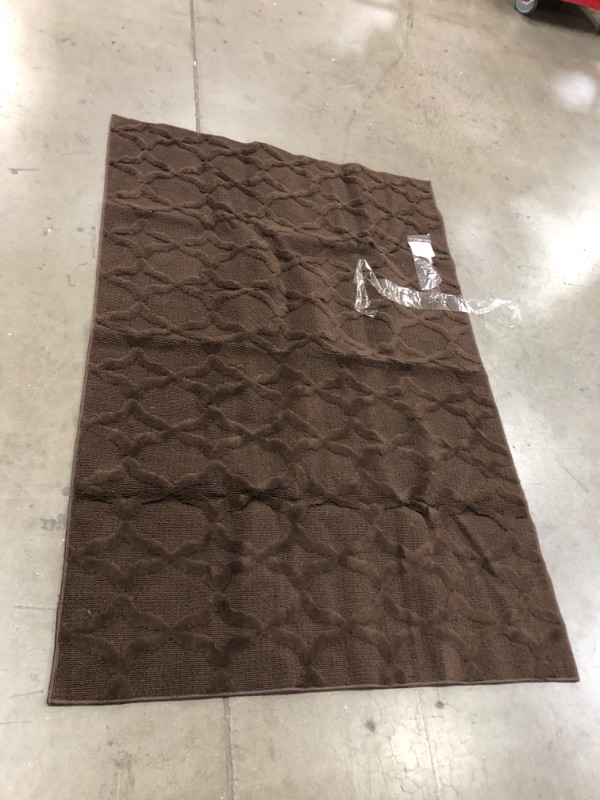 Photo 2 of (STOCK PIC INACCURATELY REFLECTS ACTUAL RUG) 4 x 6 brown Dual Surface Felt Luxehold 4 ft. x 6 ft. Non-Slip Rug Pad