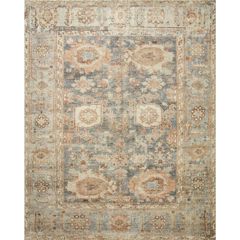 Photo 1 of Loloi II MAT-03 Ocean / Spice - 7'-6 x 9'-6