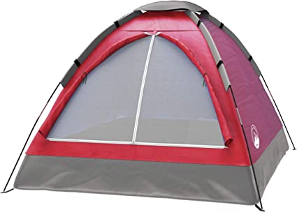 Photo 1 of 2-Person Camping Tent WAKENMAN RED