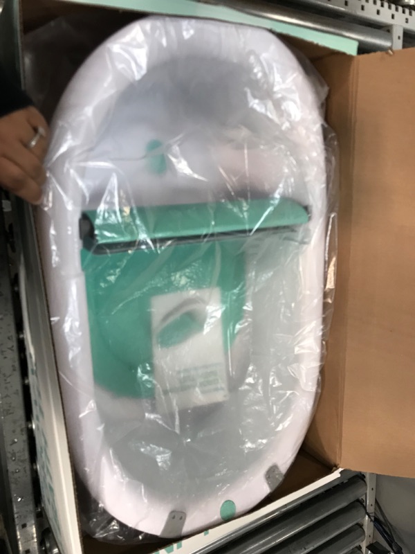 Photo 1 of 4-in-1 Grow-with-Me Bath Tub by Frida Baby Transforms Infant Bathtub to Toddler Bath Seat with Backrest for Assisted Sitting in Tub