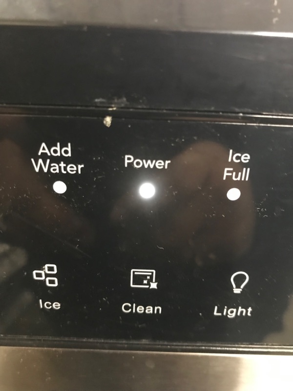 Photo 3 of ******DAMAGED*****   Frigidaire EFIC235-AMZ Countertop Crunchy Chewable Nugget Ice Maker, 44lbs per day, Self Cleaning Function