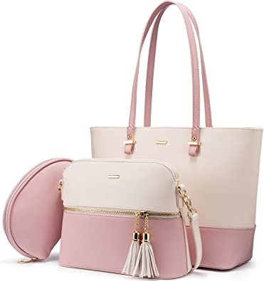 Photo 1 of Handbags for Women Shoulder Bags Tote Satchel Hobo 3pcs Purse Set