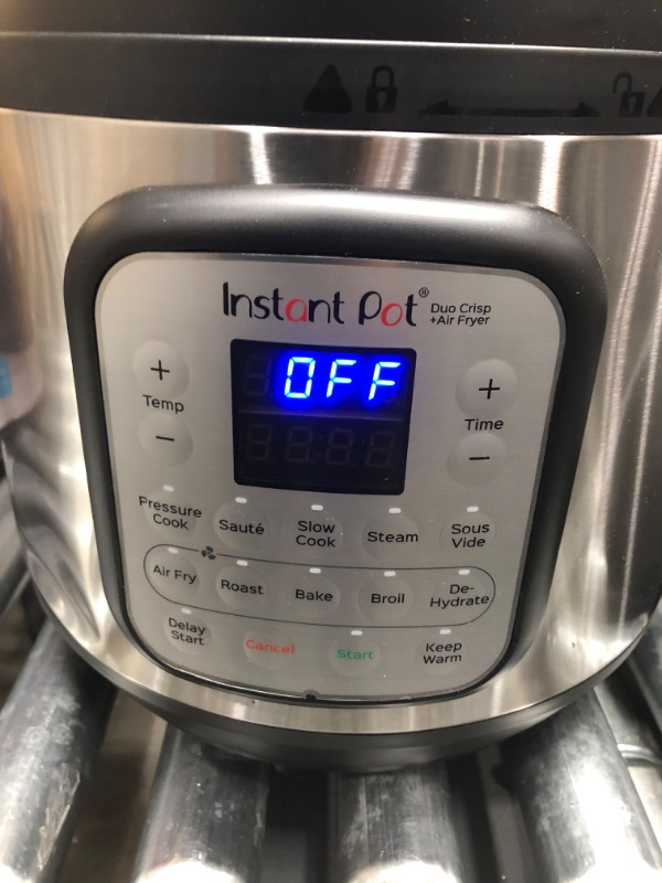 Photo 4 of **NON FUNCTIONAL** Instant Pot 8 qt 11-in-1 Air Fryer Duo Crisp + Electric Pressure Cooker