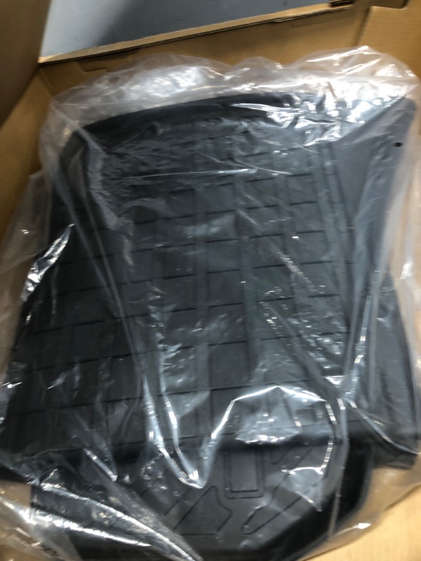 Photo 2 of Pedigree 3D TPE Material Tesla Model Y Floor Mats Set Model Y Full Cover All Weather Rear Trunk Liners Custom Fit Heavy Duty Rubber Odorless Model Y Accessories 2020 2021 2022(Floor+Storage+Cargo Mat)