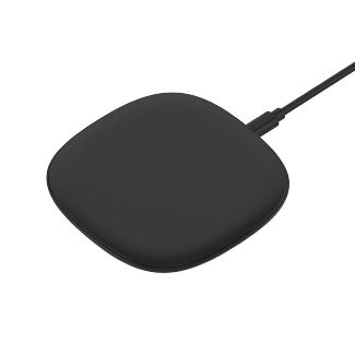 Photo 1 of Just Wireless 10W Qi Wireless Charging Pad with 4' TPU Charging Cable - Black

