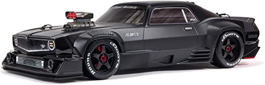 Photo 1 of ARRMA 1/7 Felony 6S BLX Street Bash All-Road Muscle Car RTR (Ready-to-Run Transmitter and Receiver Included, Batteries and Charger Required), Black, ARA7617V2T1
