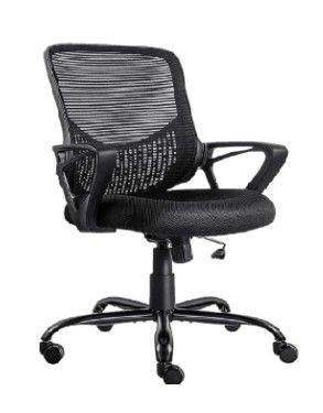 Photo 1 of Ergonomic Office Mesh Chair Mid Back Swivel Chair 1368
