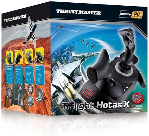 Photo 1 of Thrustmaster T-Flight Hotas X - Joystick - 12 Buttons - Wired - for PC, PS3
