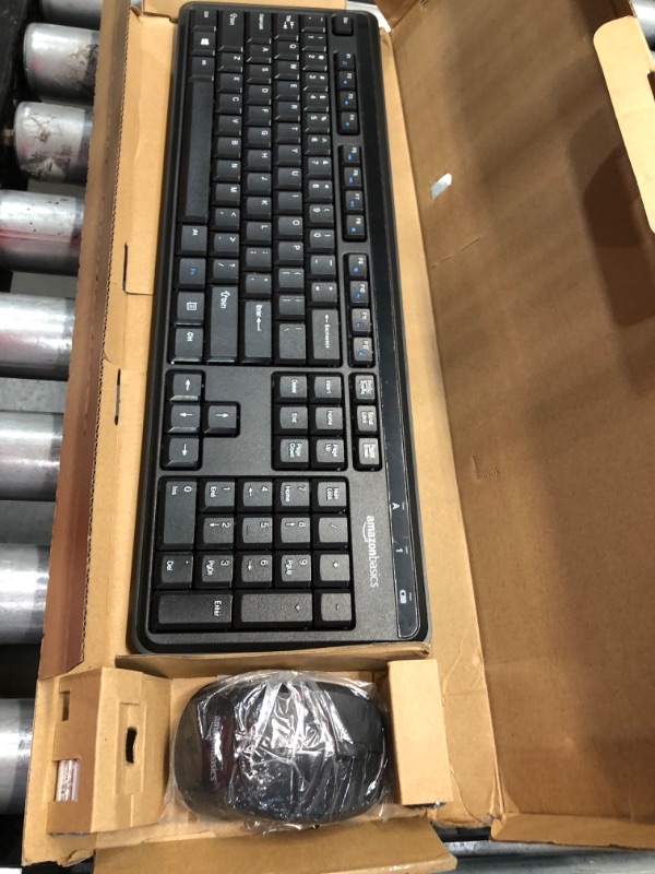 Photo 3 of Wireless Computer Keyboard and Mouse Combo - US Layout (QWERTY), Black
