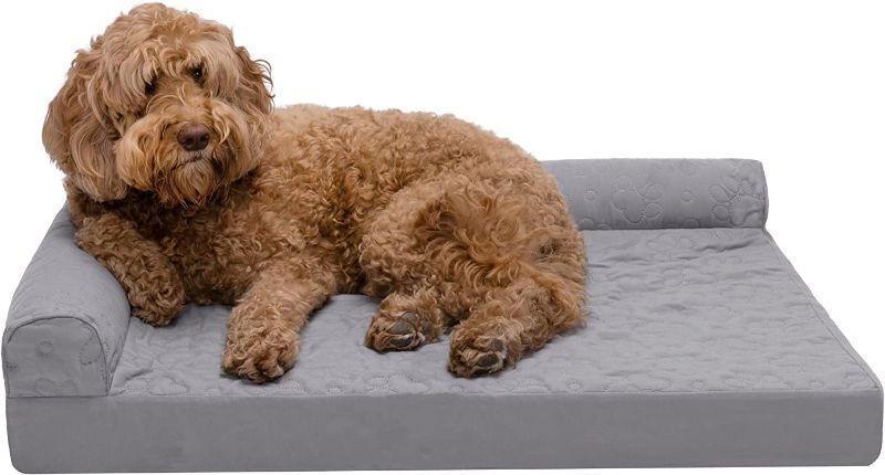 Photo 1 of **used**
Furhaven L Chaise Dog Beds for Small/Medium/Large Dogs & Cats - Orthopedic, Cooling Gel, Memory Foam, & More
