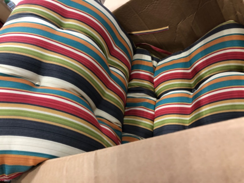 Photo 2 of **used**
Greendale Home Fashions AZ4804-SUNSET Adobe Stripe 73 x 22-inch Outdoor Chaise Lounge Cushion