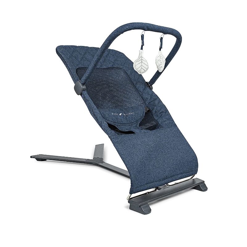 Photo 1 of **PARTS ONLY**
Baby Delight Alpine Deluxe Portable Bouncer, Infant, 0 – 6 Months, Quilted Indigo
