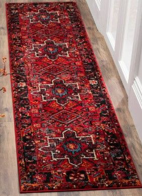 Photo 1 of **used**
Safavieh Vth211a-222 Vintage Hamadan Runner Rug Red Multicolor 2 Ft.-3 in. X 22 Ft. - All
