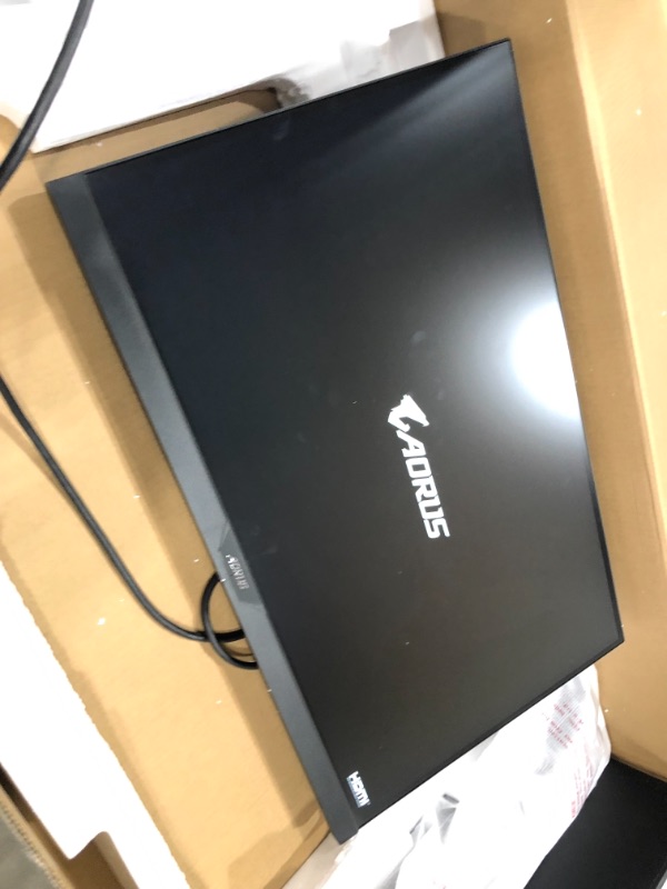 Photo 1 of Aorus AD27QD 27" 144Hz 1440P FreeSync G-Sync Compatible Gaming Monitor, Exclusive Built-In ANC, 2560x1440 QHD Display
