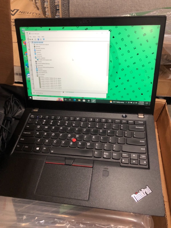 Photo 6 of Lenovo ThinkPad T480s Laptop, 14 IPS FHD (1920x1080) Matte Display, Intel Core i7-8650U 4.20 GHz, 24GB RAM, 512GB SSD, Fingerprint Reader, Supported Windows 10 Pro, Black Color, Renewed
