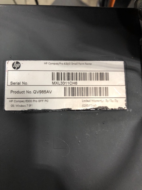 Photo 4 of **WONT DISPLAY ON MONITOR**HP Compaq Pro 6300 SFF Desktop,Intel Core I5-3470 up to 3.6G,12G DDR3,512G SSD,DVD,WiFi,HDMI,VGA,DP Port,BT 4.0,Win10Pro64 -Multi-Language Support English-Spanish(Renewed)
