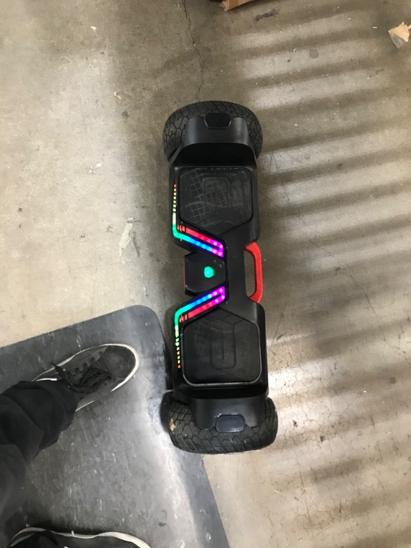 Photo 5 of Gyroor All Terrain Hoverboard, 8.5" Off Road Hoverboards with 700w Motor, Adult Hoverboard with Metal Aluminum Shell, Bluetooth Speaker and LED Lights
