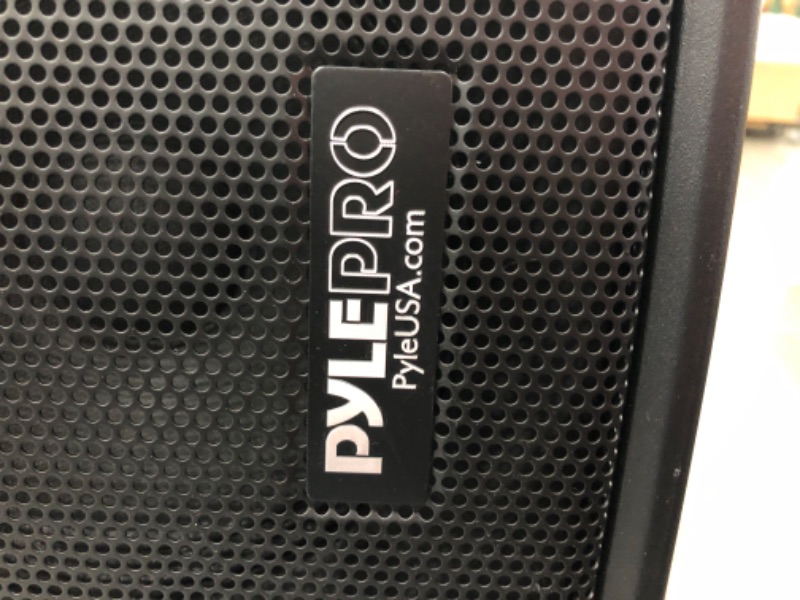 Photo 1 of USED: Pyle PA Speaker DJ Mixer Bundle - 300 W Portable Wireless Bluetooth Sound System 1 x 26.78 x 18.12 inches

