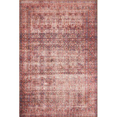 Photo 1 of **READ COMMENTS**
7 Ft.-6 in. X 9 Ft.-6 in. Loren Power Loomed Traditional Rectangle Rug, Eggplant & Crimson