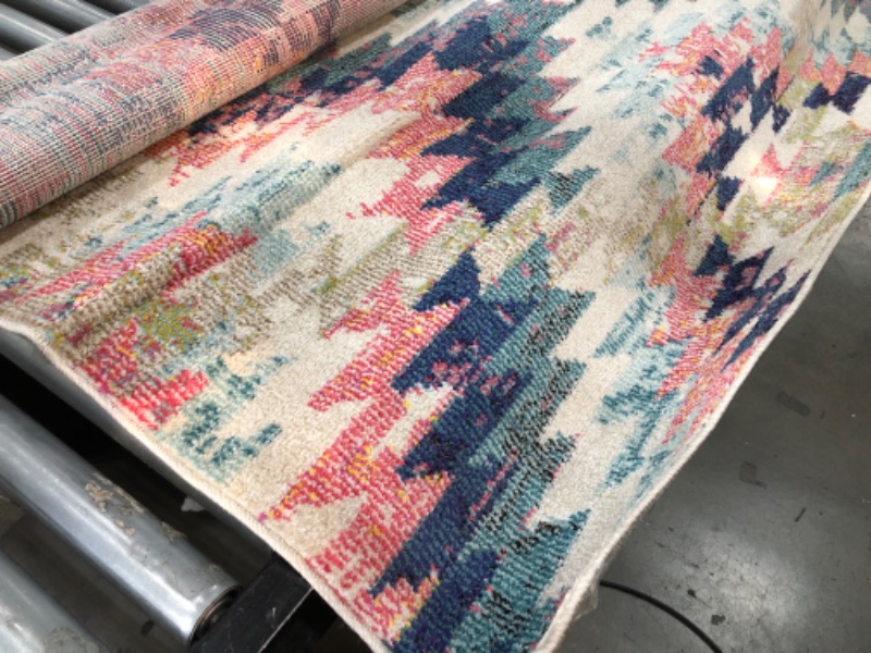 Photo 3 of **READ COMMENTS**
Artistic Weavers Tara Bohemian Southwestern Area Rug,5'3" x 7'3",Teal
