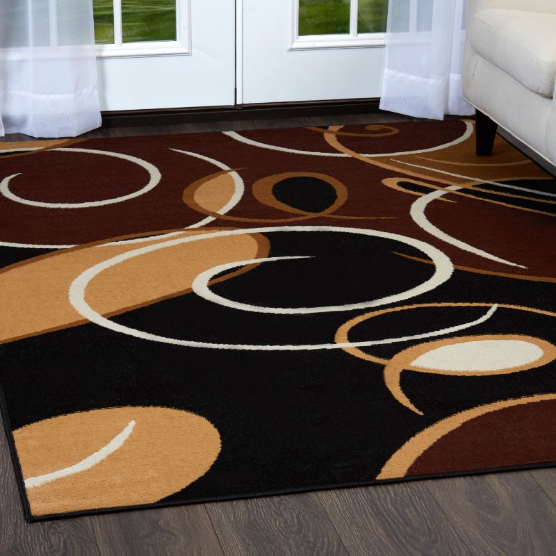Photo 1 of **READ COMMENTS**
 7 Ft. 8 in. X 10 Ft. 7 in. Premium Loire Area Rug - Ebony

