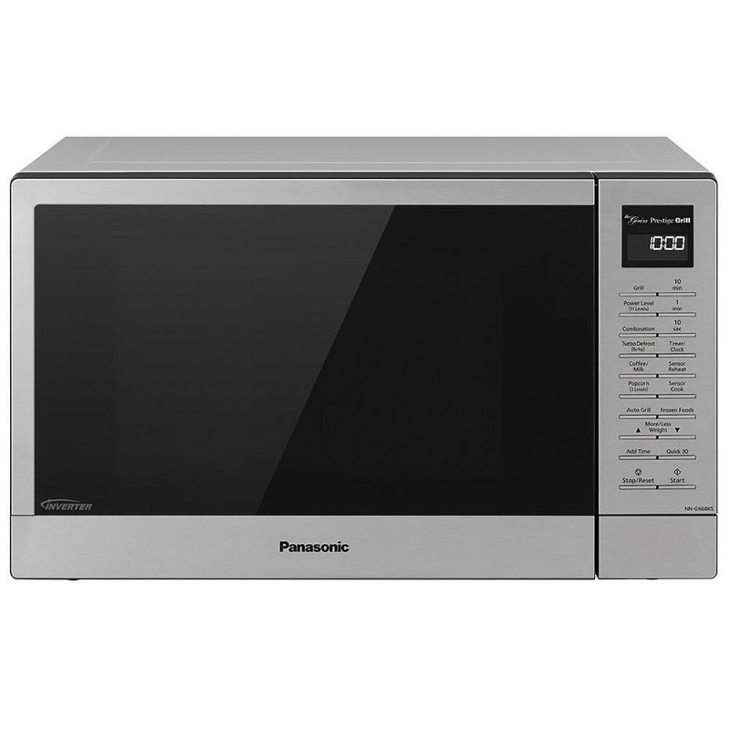 Photo 1 of Panasonic 2-in-1 1.2 Cu Ft Countertop Microwave Oven and FlashXpress Broiler - NN-GN68KS
