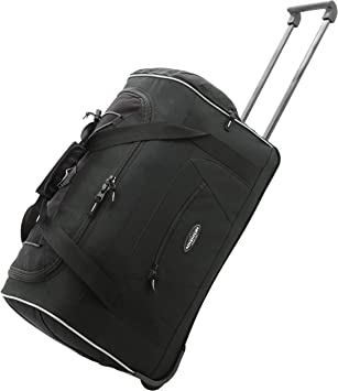 Photo 1 of Travelers Club Adventure Upright Rolling Duffel Bag, Black, 22-Inch
