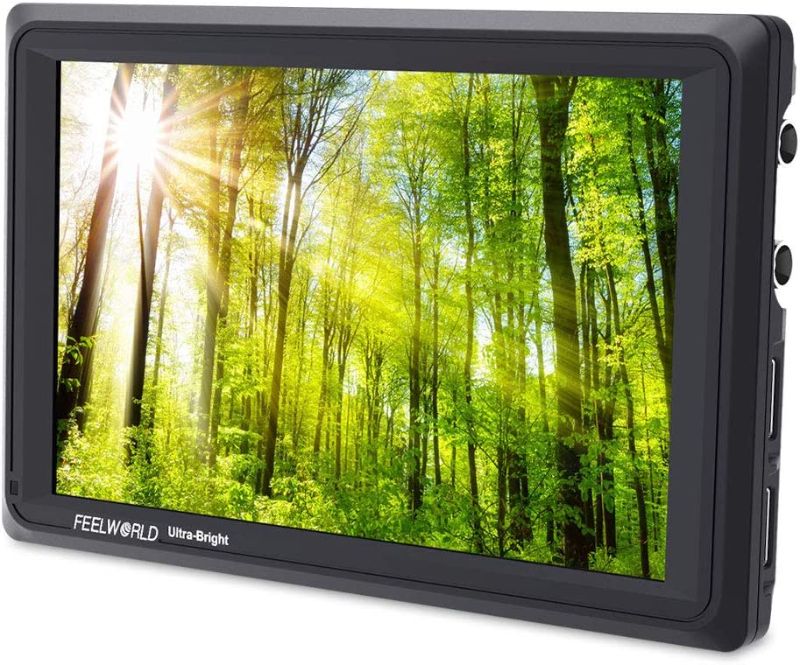 Photo 1 of FEELWORLD FW279S 7 Inch Ultra Bright 2200nit DSLR Camera Field Monitor Daylight Viewable High Brightness Full HD 1920x1200 3G SDI 4K HDMI Input Output
