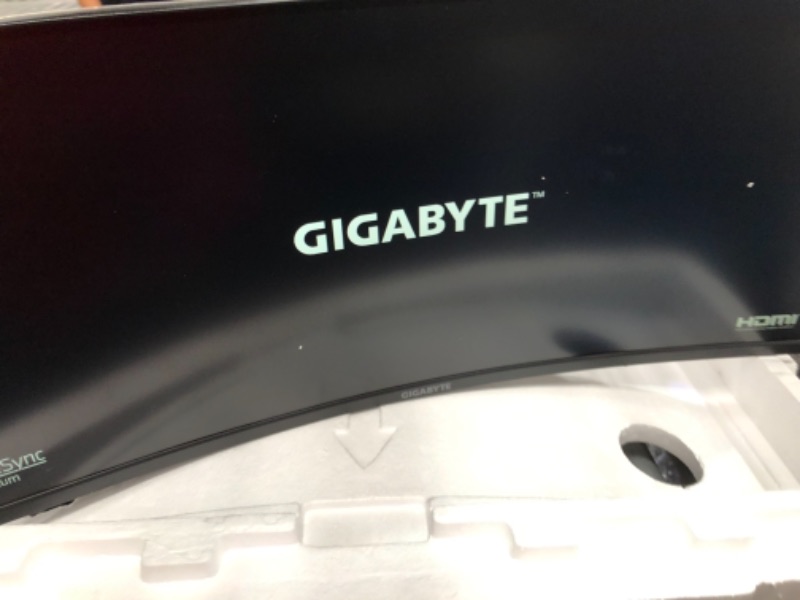 Photo 2 of GIGABYTE G34WQC A 34" 144Hz Ultra-Wide Curved Gaming Monitor, 3440 x 1440 VA 1500R Display, 1ms (MPRT) Response Time, 90% DCI-P3, VESA Display HDR400, FreeSync Premium, BLACK (G34WQC A-SA)
