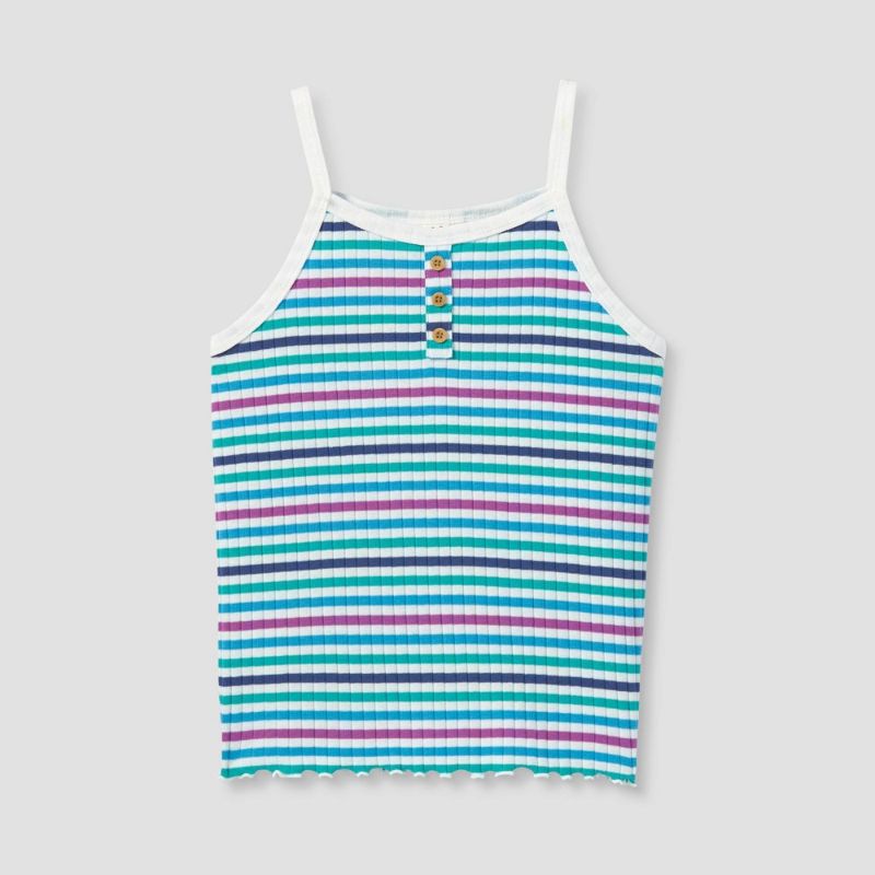 Photo 1 of Girls' Rib Knit Tank Top - Cat & Jack™ size XL
