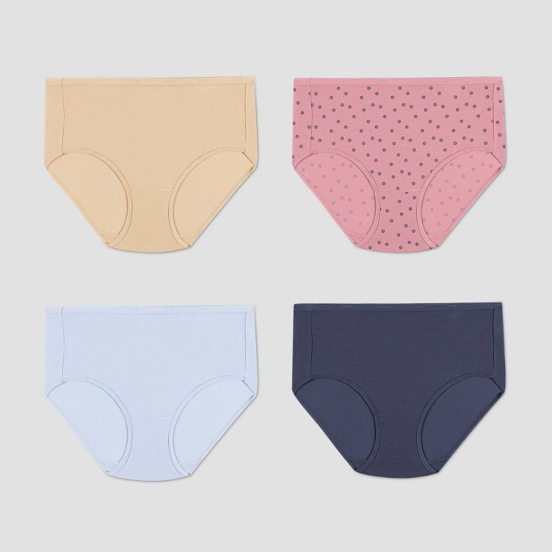 Photo 1 of Hanes Premium Women's 4pk Sustainably Soft Briefs - Colors May Vary
